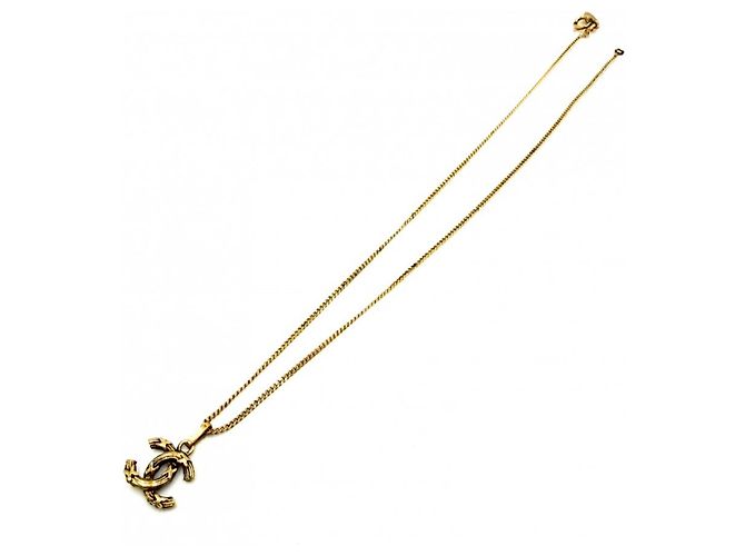Collana Chanel Vintage placcata oro - vista 5