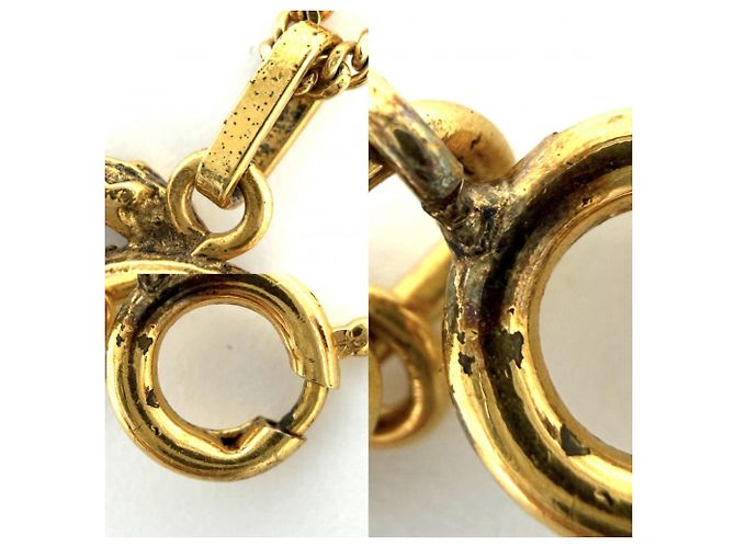 Collana Chanel Vintage placcata oro - vista 7