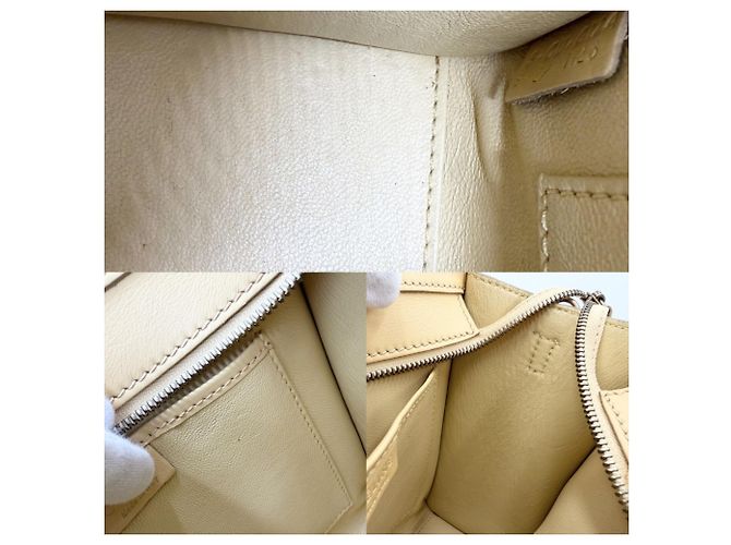 Céline Borsa a mano Luggage Nano Shopper da donna Celine Giallo - vista 10