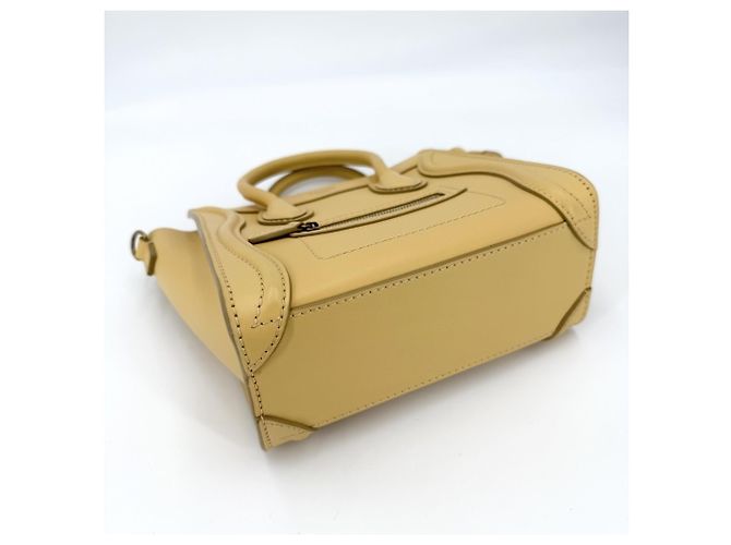 Céline Borsa a mano Luggage Nano Shopper da donna Celine Giallo - vista 3