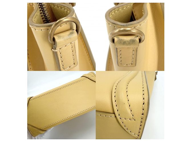 Céline Borsa a mano Luggage Nano Shopper da donna Celine Giallo - vista 8