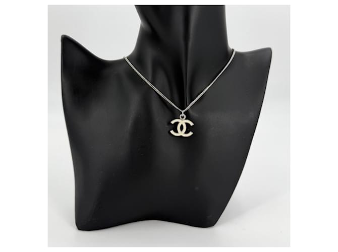 Collana da donna Chanel Argento Bianco - vista 2