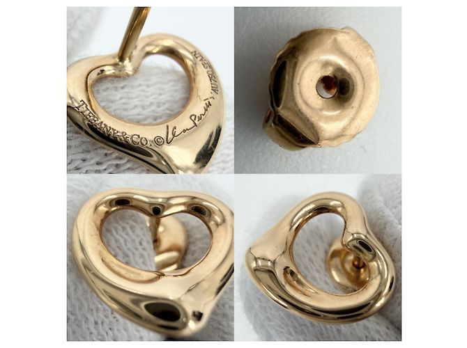 Orecchini a lobo Elsa Peretti Open Heart da donna Tiffany & Co. in oro rosa 18K - vista 4