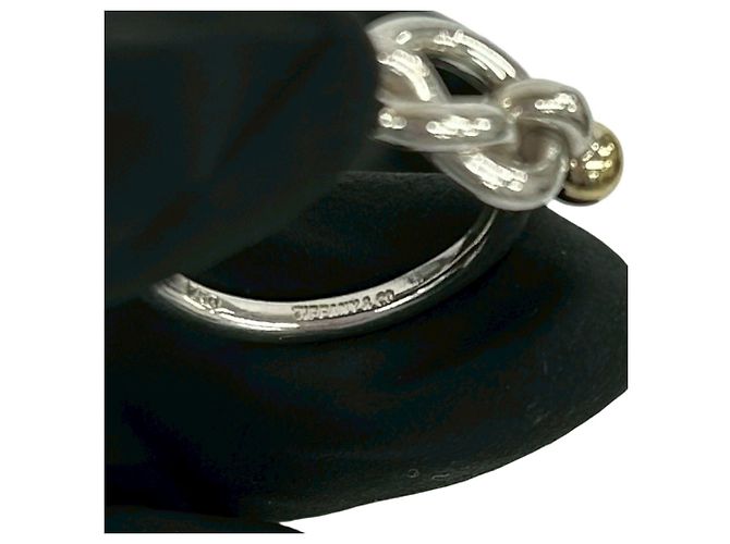Tiffany & Co Tiffany Vintage Love Knot Ring Silber Golden - Ansicht 3