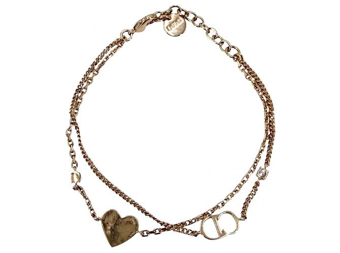 Bracciale Clair D Lune a doppio giro Christian Dior D'oro - vista 2