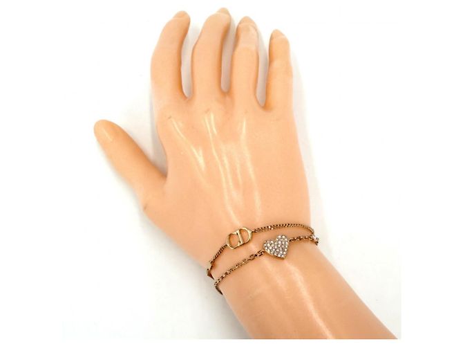 Bracciale Clair D Lune a doppio giro Christian Dior D'oro - vista 3