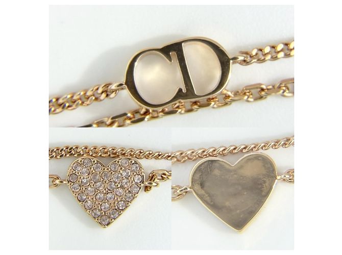 Bracciale Clair D Lune a doppio giro Christian Dior D'oro - vista 6