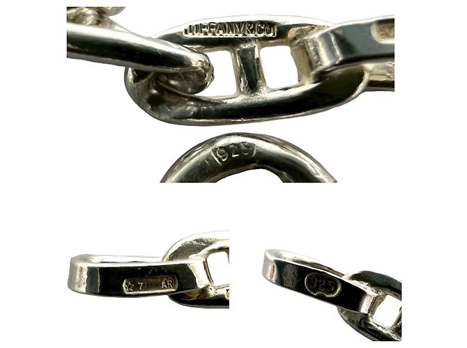 Tiffany & Co Bracciale Tiffany Vintage Anchor Chain Argento - vista 3