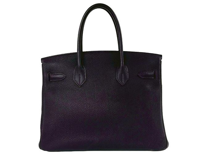 Hermès Hermes Birkin 30 Handtasche aus Togo-Leder in Lila - Ansicht 3