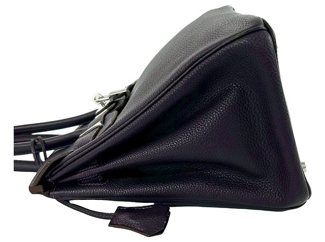 Hermès Hermes Birkin 30 Handtasche aus Togo-Leder in Lila - Ansicht 5