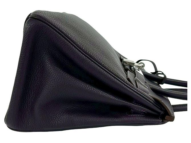 Hermès Hermes Birkin 30 Handtasche aus Togo-Leder in Lila - Ansicht 6