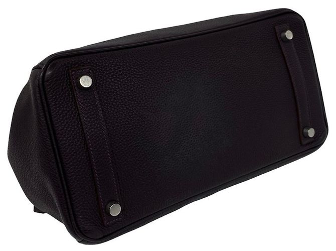 Hermès Hermes Birkin 30 Handtasche aus Togo-Leder in Lila - Ansicht 7