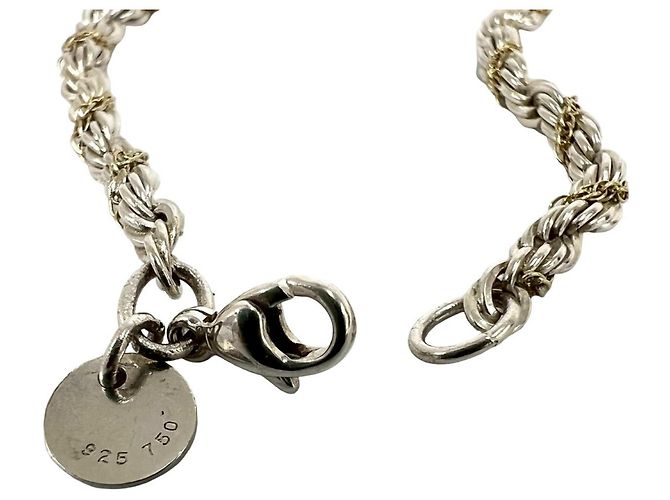 Tiffany & Co Bracciale Tiffany Twist Rope Argento D'oro - vista 4