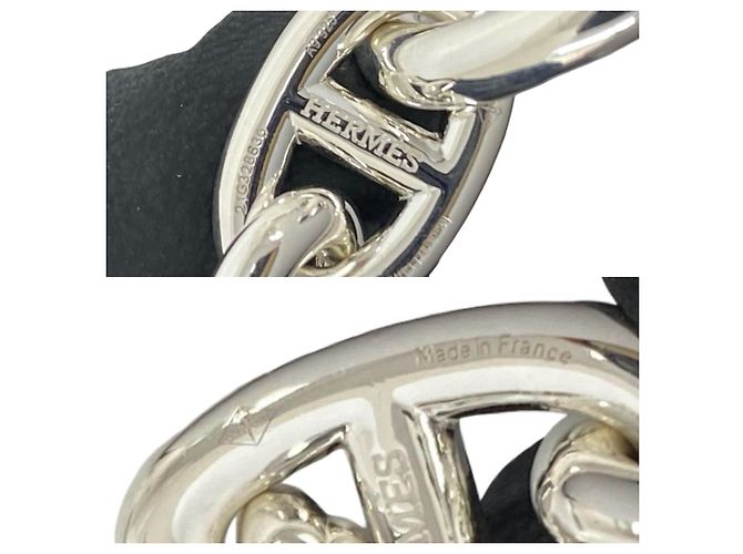 Hermès Hermes Chaine d'Ancre MM Charm Bracelet Argento - vista 3