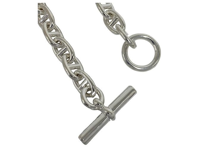 Hermès Hermes Chaine d'Ancre MM Charm Bracelet Argento - vista 4