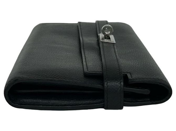 Hermès Kelly Long Wallet aus schwarzem Epsom-Leder - Ansicht 5