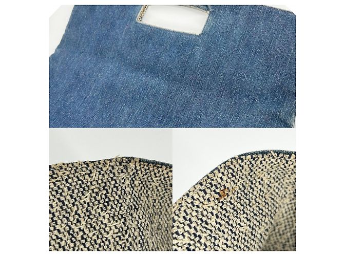 Borsa Chanel Matelassé Denim Blu - vista 7