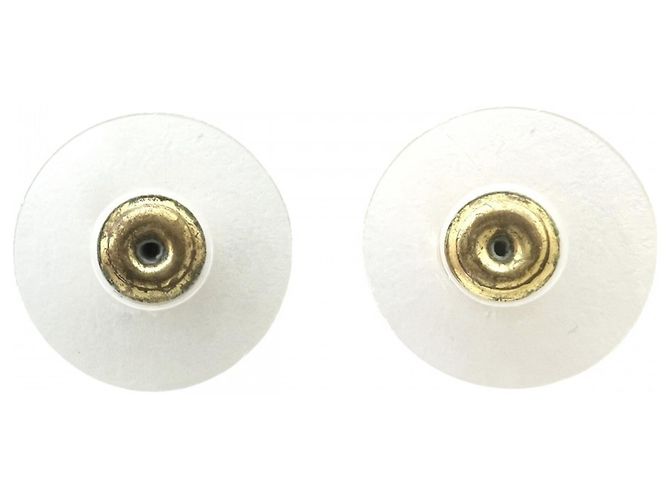 Orecchini pendenti Chanel in oro champagne D'oro - vista 4