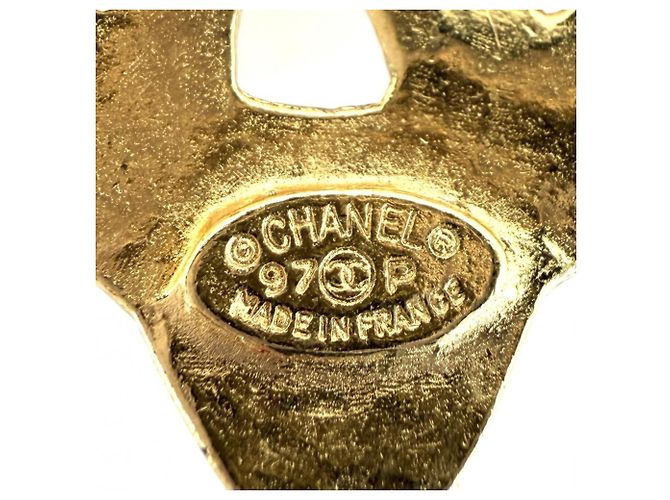 Timeless Spilla Chanel Vintage placcata oro D'oro - vista 3
