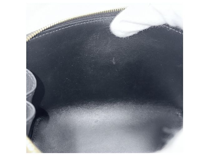 Céline Pochette Cuile Triomphe Celine Borsa a Spalla Nero - vista 9