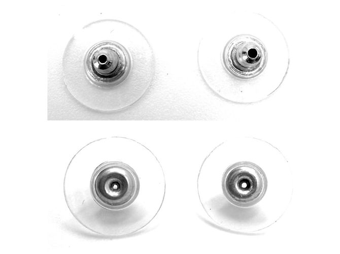 Chanel Silver Drop Ohrringe Silber - Ansicht 4
