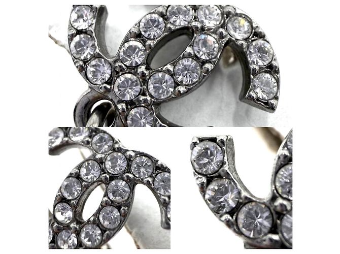 Chanel Silver Drop Ohrringe Silber - Ansicht 5