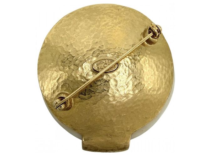 Timeless Spilla Chanel Vintage placcata oro D'oro - vista 2