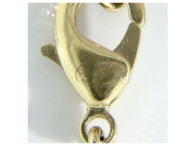 Collana Chanel Boy Chanel in oro con strass D'oro - vista 4