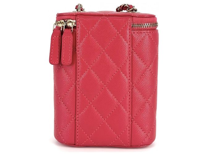 Borsa a Spalla Chanel Matelassé Rossa Rosso - vista 2