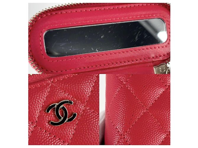 Borsa a Spalla Chanel Matelassé Rossa Rosso - vista 6