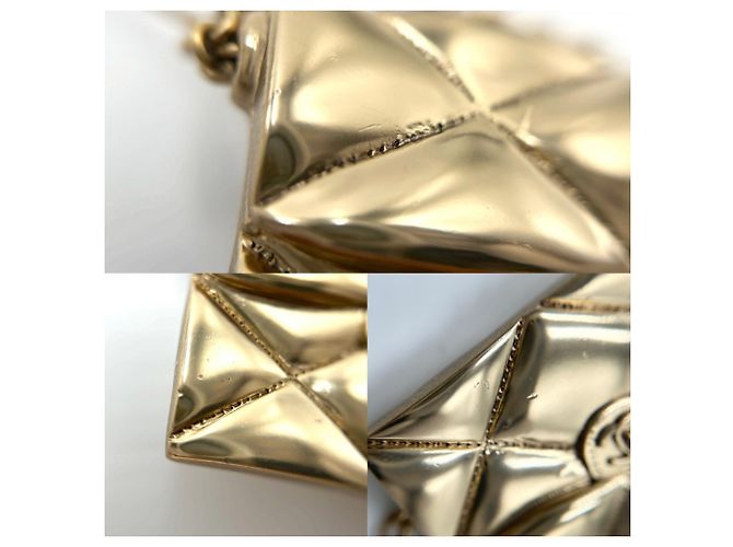 Spilla Matelassé Oro Chanel D'oro - vista 4