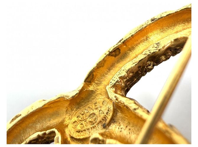 Spilla Chanel placcata oro D'oro - vista 5