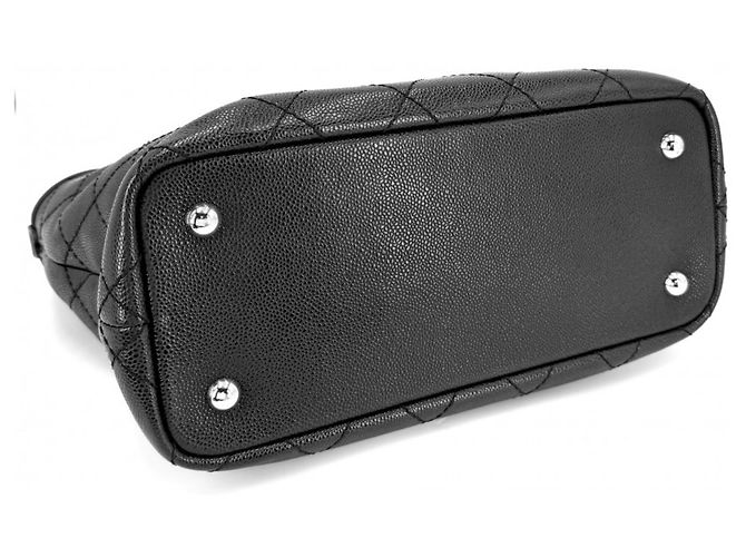 Borsa Tote Chanel On the Road Wild Stitch Nero - vista 3