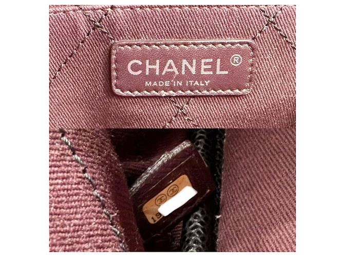 Borsa Tote Chanel On the Road Wild Stitch Nero - vista 5