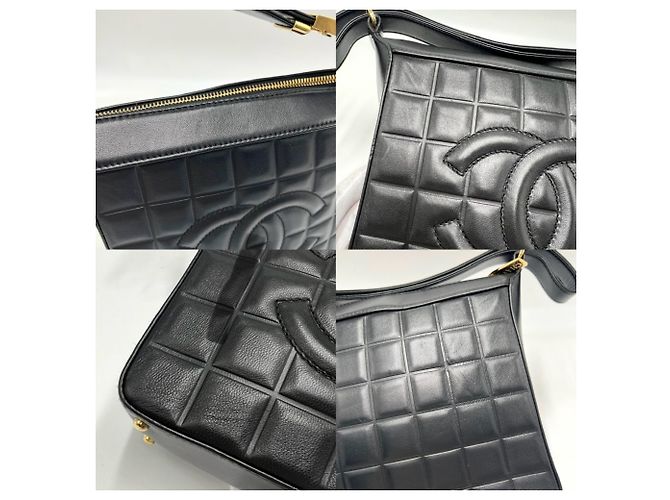 Borsa in pelle nera Chanel Nero - vista 7