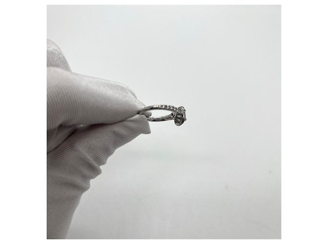 Cartier Destinee Platin Diamantring Cushion-Cut Silber - Ansicht 5
