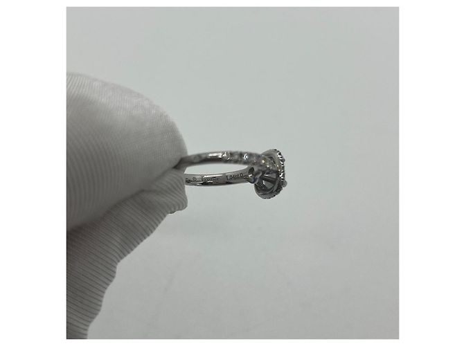 Cartier Destinee Platin Diamantring Cushion-Cut Silber - Ansicht 6