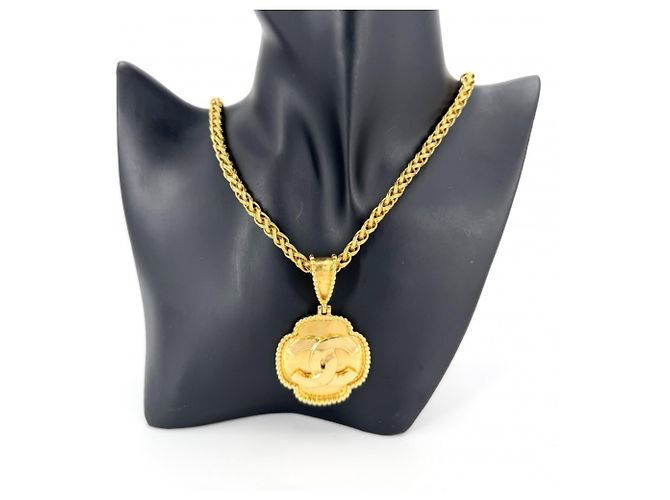 Collana Chanel Vintage Gold D'oro - vista 3