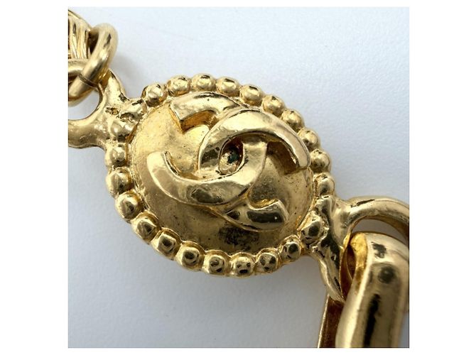 Collana Chanel Vintage Gold D'oro - vista 9