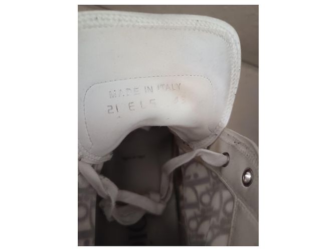 Dior Oblique Sneakers Alte Bianco - vista 4