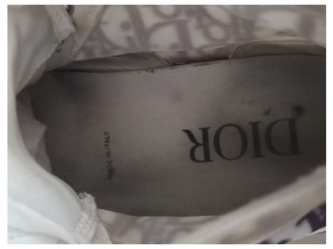 Dior Oblique Sneakers Alte Bianco - vista 5