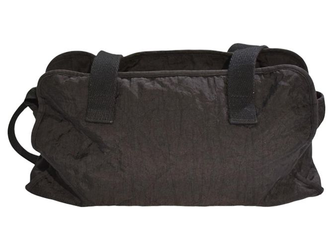Sonia Rykiel Paris Borsa Weekend in Nylon Trapuntato Nero - vista 3
