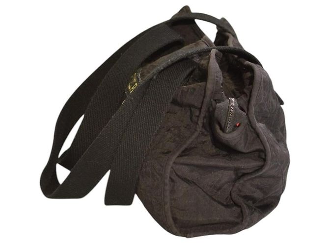 Sonia Rykiel Paris Borsa Weekend in Nylon Trapuntato Nero - vista 5