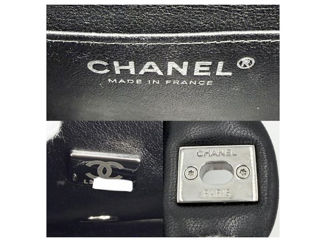 Borsa a Spalla Chanel Mini Matelasse Nero - vista 5