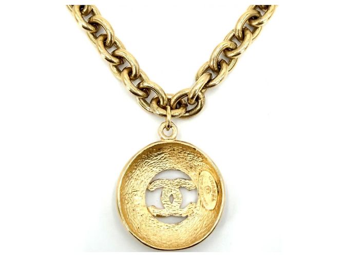 Collana Chanel Vintage Gold D'oro - vista 2