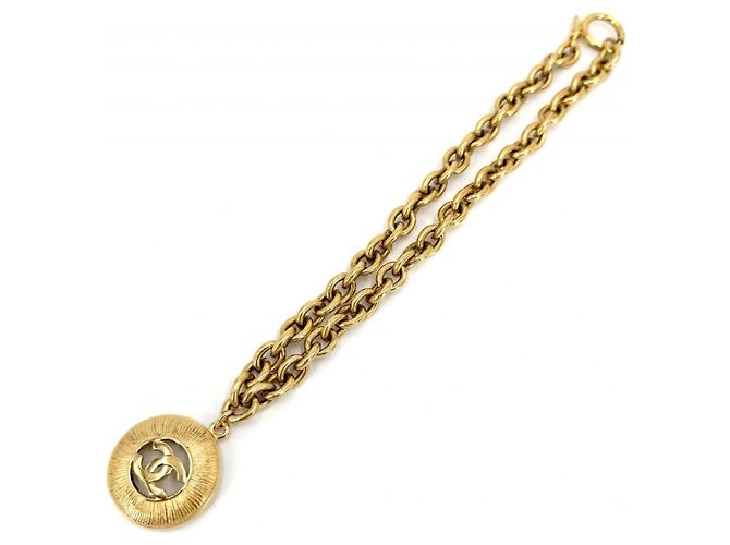 Collana Chanel Vintage Gold D'oro - vista 5
