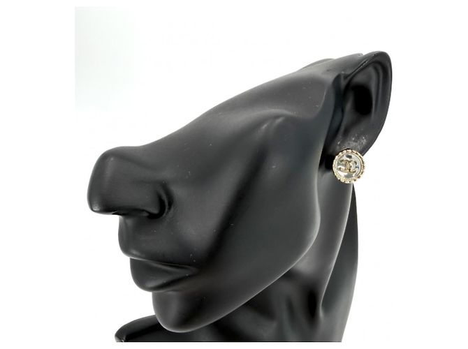Orecchini a lobo placcati oro Chanel - vista 2