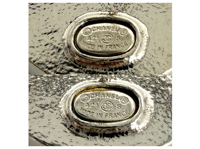 Orecchini a lobo placcati oro Chanel - vista 5
