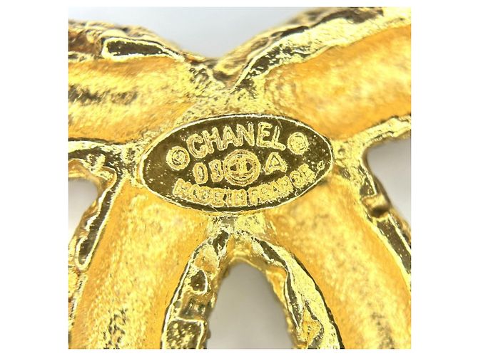 Spilla Chanel Vintage Gold D'oro - vista 5