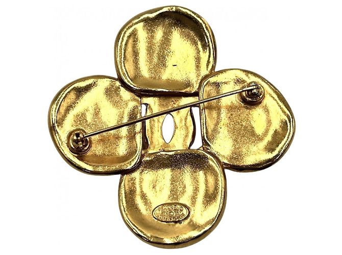 Spilla Vintage in Oro Chanel D'oro - vista 2